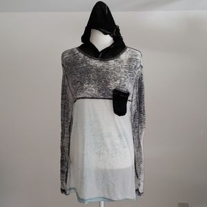 RetroFit Sheer Hoodie Shirt
